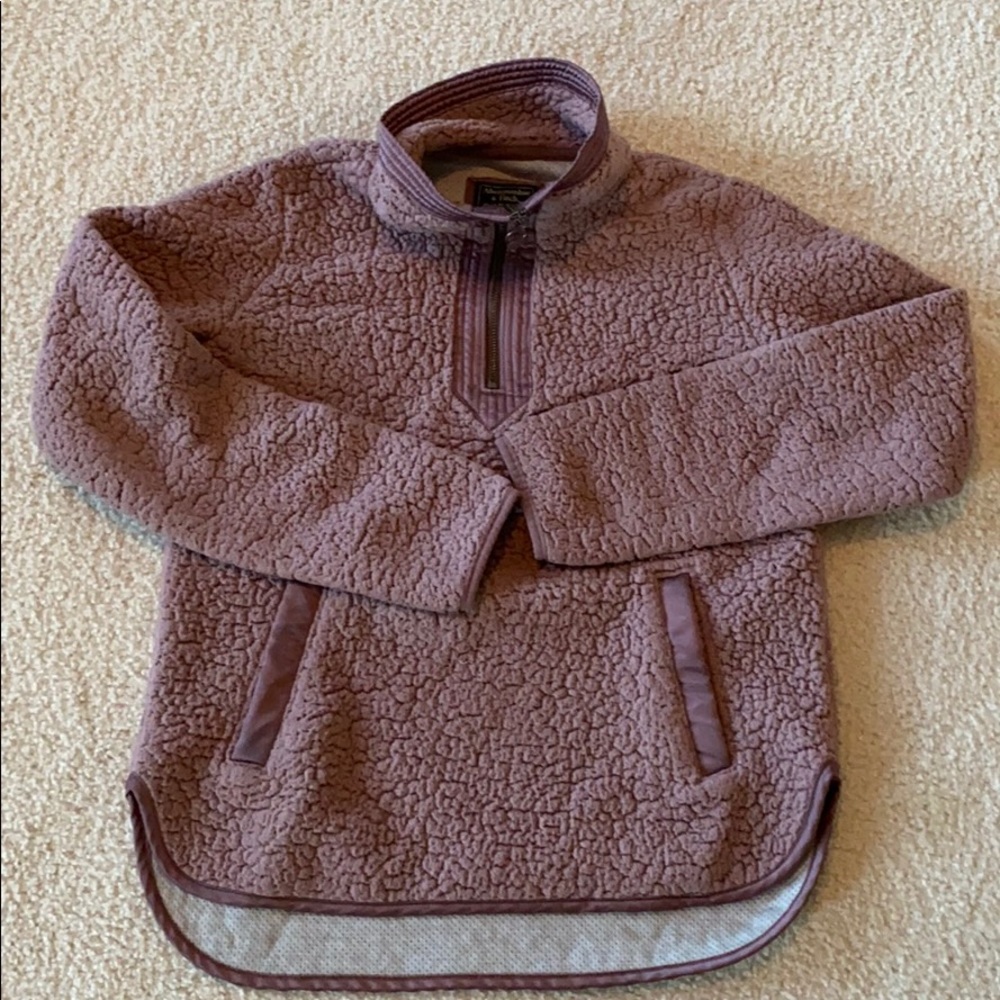 3/4 zip Abercrombie fleece